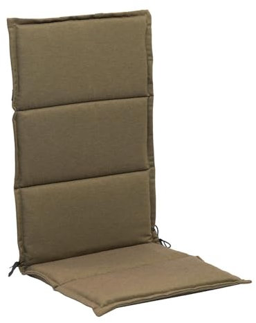 Generisch Gartenstuhlauflage - Olivgrün - Hochlehner - mit Stehsaum