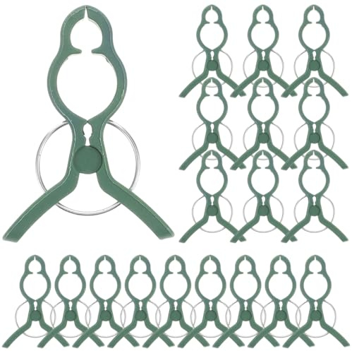 Didiseaon 50 Stück Pflanzenclips: Pflanzenklammern Groß Pflanzenclips für Kletterpflanzen Tomatenclips Klammern für Pflanzen Tomaten Orchideen und Gartenpflanzen