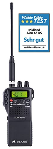 Midland Alan 42 DS C1267 Ricetrasmettitore CB Portatile Multistandard Europa Filtri Noise Blanker e ANL