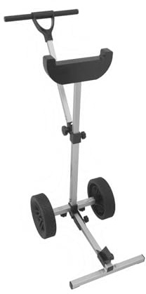 wellenshop Odesea TX-65 ALU Transportwagen für Außenborder, bis 60 kg Kurzschaft & Langschaft Trolley Sackkarre Bootsmotoren Außenborderwagen Außenbordertrolley für Boot
