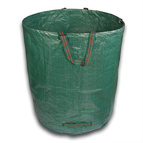 Julido 5er Set Gartensäcke 272L – Faltbare Laubsäcke mit Griffen – Robuste Wiederverwendbare Gartenabfallsäcke für Laub, Gras, Unkraut und Gartenabfälle – Garten Müllsäcke