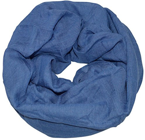 thb Richter Damen Loopschal Schlauchschal Rundschal unifarben einfarbig basic Frühling Sommer Uni Farben