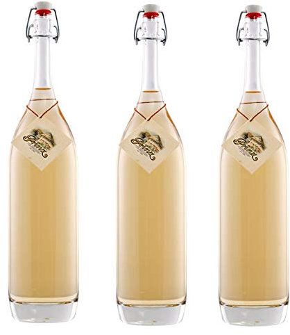 3 Flaschen Prinz alte Williams Christ Birne a 700ml 41% Vol. in Bügelflasche Birnenschnaps