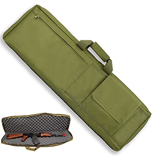 Waffentasche Gun Bag, Gewehr Pistole Schrotflinte Fall, Rifle Bag Für Tasche Zum Schutz Eines Gewehrs Beim Transport Ei Baumwolle Green,100CM