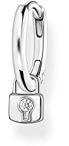Thomas Sabo boucles d'oreilles créoles simples avec pendentif serrure en argent sterling 925 CR700-051-14
