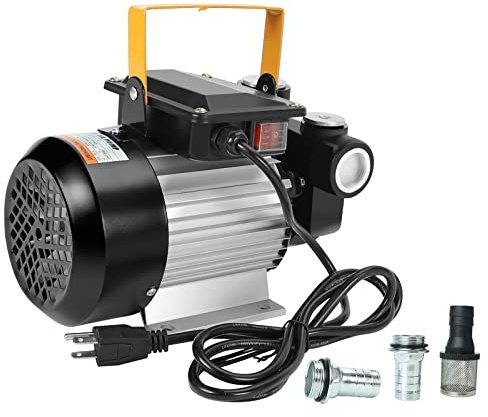 110V AC 550W Self Priming Electric Transfer Pump, 60L/min Oil Transfer Pump Fuel Diesel Kerosene Biodiesel Pumps For Vehicles, Construction Sites, Farms
