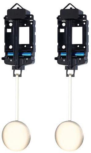 St. Leonhard Pendel für Uhren: Pendel-Antriebsmodul für Uhrwerke, mit Metallpendel 2er-Set (Moduk für Uhrwerk mit, Pendelantrieb Uhr, Elektrischer)