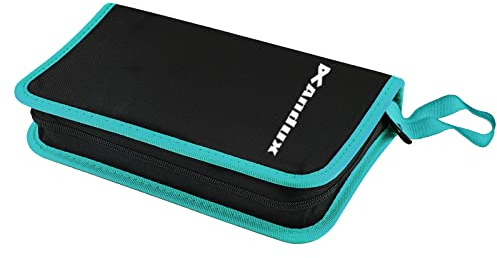 Andux Tool Kits Organize Storage Pouch Tool Case WJSNB-02 (Blue,L) | with Zipper Smooth zipper Portable