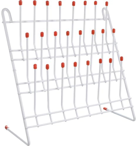 ULTECHNOVO -position drip rack,Laboratory Drying Rack Glassware Holder,Dripping Water Rack Test Tube Stand Lab Beaker Drying Holder Baby Bottle Rack laboratory stand
