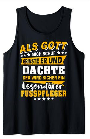 Lustiger Spruch Beruf Fusspfleger Tank Top