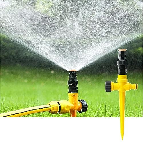 360° Rotation Auto Irrigation System Garden Lawn Sprinkler Patio, Lawn & Garden Sprinklers Watering System, Adjustable at Will, Water Sprinkler for Lawn Yard Garden (3pcs) (Size : 1pcs)