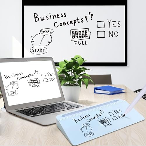 Kleines Whiteboard für den Schreibtisch, geteilte Schreibtafel