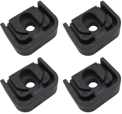 Amosfun 4 Pezzi Gommini Antivibrazione in Gomma Per Condizionatore, Supporti Universali Per Unità Esterne, Riduzione Rumore E Antirumore, Facile Installazione, Materiale Durevole E Ecologico