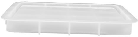 TEHAUX Bandeja De Silicona Para Molde Para Epóxica Para Manualidades Servir Té y Decorar Accesorios Diseño Práctico y Duradero