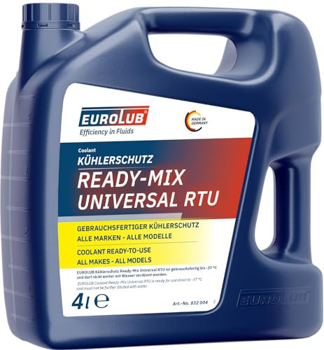 EUROLUB Ready-Mix Universal RTU, Protezione per radiatore, 4 Litri