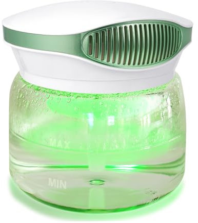 HimAoto Water Air Purifier for Home, Air Washer Aroma Diffuser, Rainbow Air Purifier, Air Washer Humidifier, Essential Oils Aroma Fresher With Night light for Home, Office, Bedroom