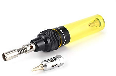 1 Stück Gaslötkolben, Butangas Lötkolben Werkzeug Schnurloses Butangas Lötkolben Lötkolben Schweißen Stift Werkzeug (Gelb)