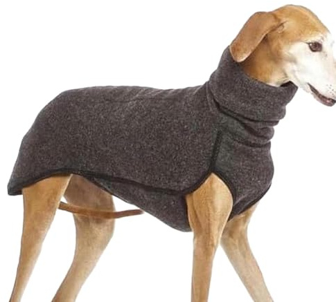Cappotto Whippet | Cappotto con levrieri tinta unita | Maglione Whippet elasticizzato | Maglione per animali domestici levrieri caldo autunno inverno per feste di vacanza di cani di