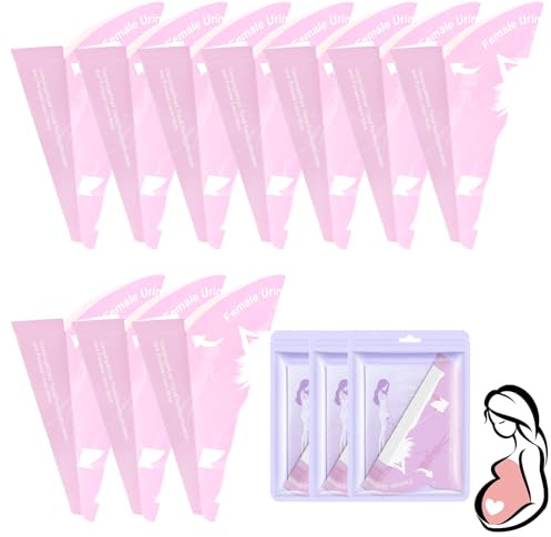 30 Stück Urinella für Frauen, Frauenurinal für Unterwegs, Pee Trichter campingklo, Pinkelhilfe für Frauen, Einwegpapier Uriniergerät Tasse zum Urinieren im Freien, Festival, Outdoor, Toilette