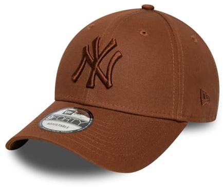New Era 9Forty Uni Yankees ESS Cap Basecap Baseballcap Curved Brim MLB NY York Damen/Herren - Metallschnalle, mit Schirm Frühling-Sommer Herbst-Winter