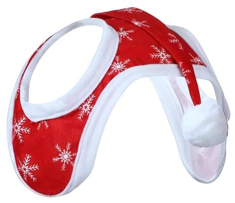 DimyFew Weihnachtsmütze für Pferd, Weihnachtsmannmütze für Partys mit