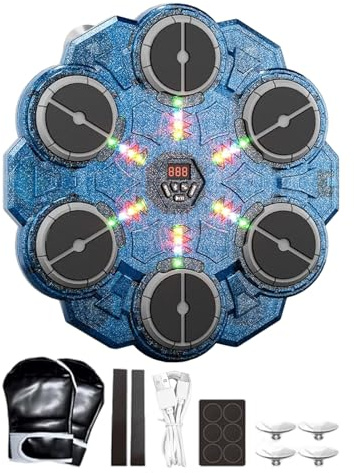 Punch Trainer, Electronic Practice Board, High Intensity Workout, Music Rhythm Feature, Speed Strength Reaction, Exercise Accessory, Home Apartment Dorm Room Fun