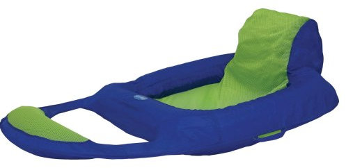 SwimWays Spring Float Liegestuhl, Blau/Limettengrün