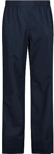 CMP - Herren-Regenhose mit durchgehenden seitlichen Reißverschlüssen, Schwarz Blau, M