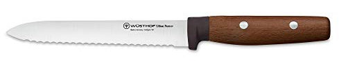 Wüsthof TR3410/14 Urban Farmer Couteau à saucisson dentelé 14 cm, manche hêtre, lame acier inoxydable