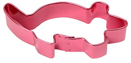 Dexam - Stampo per biscotti a forma di topo, in alluminio, colore: Rosa