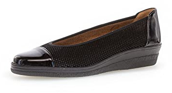 Gabor Femme Ballerines, Dame Ballerines Classiques,Ballerines,Chaussures d'été,Classique,élégant,Noir (Schwarz) / 87,39 EU / 6 UK
