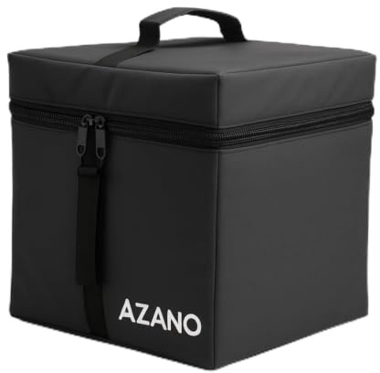 Thermal Insulated Food Delivery Bag - Reusable Cooler Bag for Grocery Shopping & Instacart - Heavy-Duty Pizza Delivery Bag For Hot/Cold Foods - Black