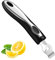 Miawtro Éplucheur de Zeste de Citron, Pendable Grattoirs à Citron, Portable Éplucheur de Citron en Acier Inoxydable avec Lame à Double Usage, Zesteur Cocktail pour Peler Les Citrons Limes Oranges