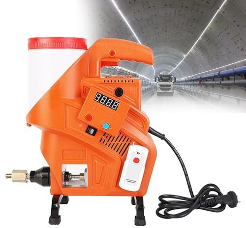 DPLXQPP Máquina De Lechada De Alta Presión De 980W, Pistola De Lechada De Mortero Eléctrica, Herramienta De Lechada Eléctrica para Reparación De Fugas De Grietas De Hormigón