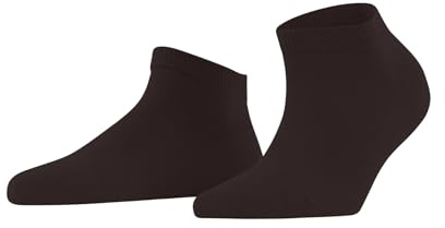 FALKE Family W Sn cotone sostenibile bassi tinta unita 1 paio, Calzini corti Donna, Marrone Dark Brown 5239, 35-38