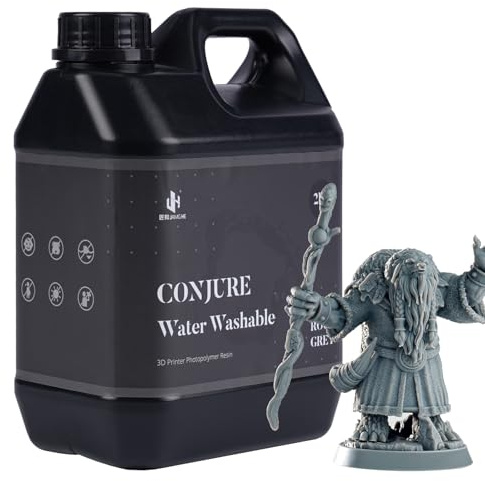 Conjure Wasserlösliches Harz Dunkelgrau 2 kg für 3D Drucker