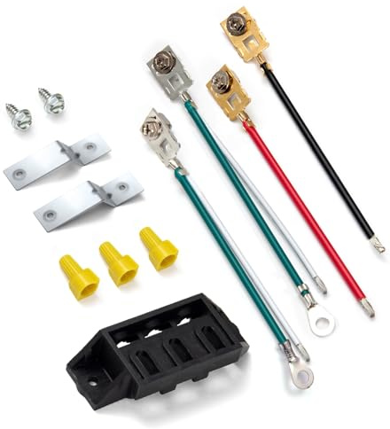279320 14201229 Dryer Terminal Block Kit Compatible with Whirlpool Kenmore Amana Maytag LTE5243DQ NED7200TW MDE2400AZW MDE9700AYM, Terminal Block Replace 14205165 14205251 14210095