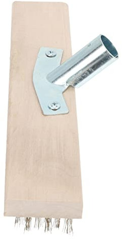 COSMEVIVI 1 Stück Deckbürste Zum Reinigen Von Moosentfernungsbürste Gartendraht-reinigungsbürste Ohne Griff Robuste Unkrautbürste Aus Stahldraht