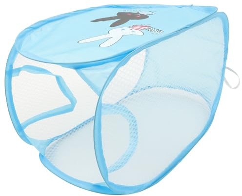 TOPBATHY 1Pc Secchio Per Vestiti Sporchi Coperchio Impilabile In Vimini Bidone Della Spazzatura Cestino Per La Biancheria Netto Mini Coperta Coperta Pieghevole Doppio Pieghevole Para Cesti