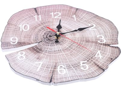 HIAKDOFT Orologio Da Parete in Anello Annuale Orologio Da Parete Sospeso Design Semplice