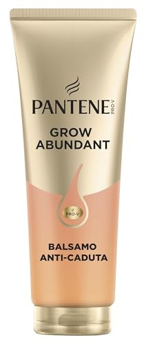 Pantene Grow Abundant Anti-Fallbalsam 250 ml för fint och svagt hår, gör håret 5 gånger starkare genom att öka motståndet mot brott, med 1500 mg Pro-V B5 Complex + aminosyror