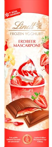 Lindt Schokolade | FROYO Erdbeer-Mascarpone, 100g Tafel, Geschenk