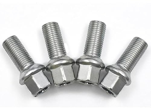 Bulloni Antifurto per Ruote 4 Pezzi Si Applicano Bullone Della Vite Pneumatico Mozzo Ruota Adatti For L'uso VW Jetta Bora Golf 6 MK6 PASSAT B7 CC Passat Tiguan