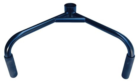 Harilla -Aufsatzgriff für Latzug, Metall, Doppelgriff-Design, Fitnessgerät für Gewichtheben und Rudern