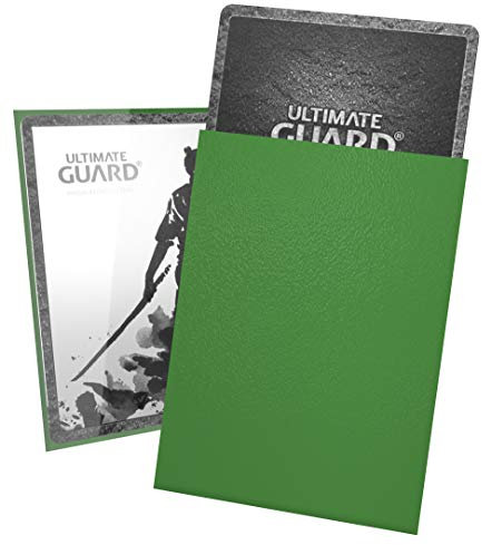 Ultimate Guard UGD010110 Katana Sleeves - Green (100) [Standard Size, 66 x 91mm]