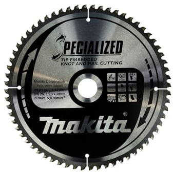 Makita B-42391 Lame de scie intégrée à pointe spécialisée 260 x 30 x 64 dents
