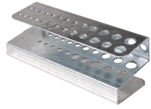Simon Rack Organizer per attrezzi da parete, supporto per 26 punte da trapano, 145 x 50 x 52 mm, colore zincato