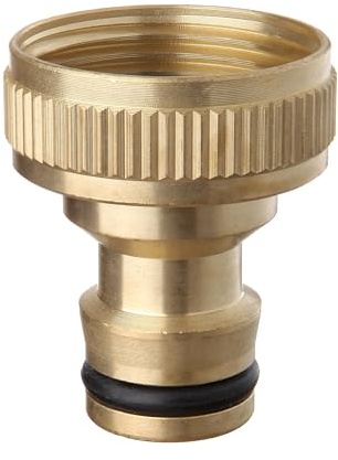 TATAY Nez de Robinet Femelle 3/4 Metal Line, Connecteur au raccord universel, Installation facile, Inoxydable, Laiton