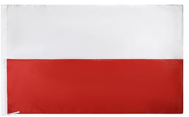 AZ FLAG Flagge Polen 150x90 cm Fahne Polnische Leichtes Polyester Hohlsaum | Für innen und außen dekorative Flagge Polska doppelte Nähte und verstärkte Kanten mit Masttunnel
