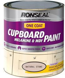 Ronseal One Coat Melamine & MDF Paint 750ml Ivory